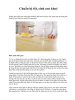 Chuẩn bị tốt, sinh con khoẻ pot