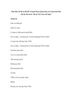 Thực hiện chế độ ưu đãi đối với người được phong tặng, truy tặng danh hiệu vinh dự Nhà nước “Bà mẹ Việt Nam anh hùng” docx