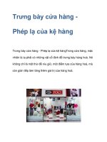 Trưng bày cửa hàng ppt