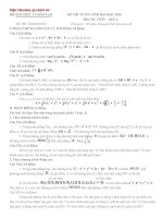 Đề thi Đại học Toán 2010 số 6