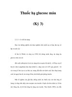 Thuốc hạ glucose máu (Kỳ 3) pdf