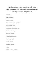 Cấp bổ sung phạm vi kinh doanh trong Giấy chứng nhận đủ điều kiện kinh doanh thuốc (Doanh nghiệp bán buôn; Đại lý Vắc xin, sinh phẩm y tế) ppt