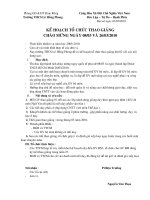 KẾ HOẠCH THAO GIẢNG THÁNG 03 NĂM 2010