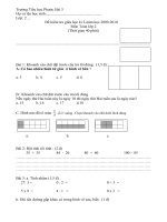 De thi GHKII toan 2 NH 2009 - 2010
