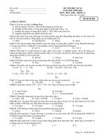 Đề tham khảo Hóa_11 HK_II số 2
