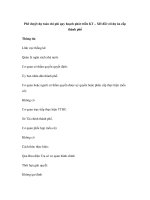 Phê duyệt dự toán chi phí quy hoạch phát triển KT – XH đối với dự án cấp thành phố ppt