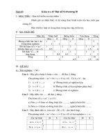 Kiem tra Dại so 9 Chuong IV