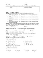 De kiem tra trac nghiem va tu luan DS8-HK I (so 6)