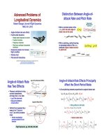 Aircraft Flight Dynamics Robert F. Stengel Lecture18 Advanced Longitudinal Dynamics