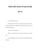 Thuốc điều chỉnh rối loạn hô hấp (Kỳ 6) ppt