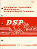 principles of sigma delta conversion for analog to digital converters