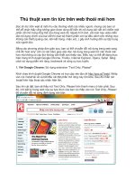 thủ thuật xem tin tức trên web thoải mái hơn