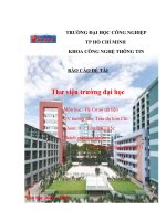 Đề tài cơ sở dữ liệu 