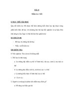 Sinh học 9 - Tiết 21: Kiểm tra 1 tiết pdf