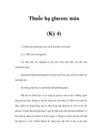 Thuốc hạ glucose máu (Kỳ 4) docx