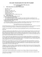 TÀI LIỆU ÔN THI TOT NGHIEP THPT VẬT LÝ 12