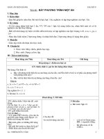 Bất phương trình bậc nhất một ẩn (1)