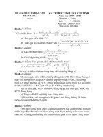 Đề thi HSG tỉnh Thanh Hoá 2009-2010