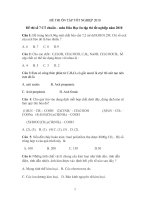Đề thi thử TNTHPT 2010-07