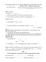 Đề thi tốt nghiệp GDTX năm 2009 môn toán