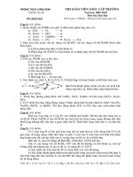 De th GVG Hoa hoc THCS 2010