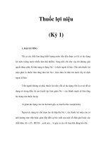 Thuốc lợi niệu (Kỳ 1) pot