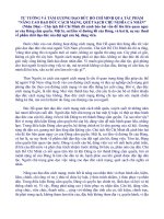 TƯ TƯỞNG VÀ TẤM GƯƠNG ĐẠO ĐỨC HỒ CHÍ MINH QUA TÁCPHẨM