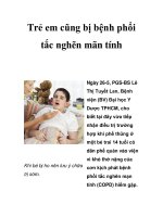 Trẻ em cũng bị bệnh phổi tắc nghẽn mãn tính doc