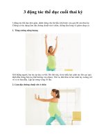 3 động tác thể dục cuối thai kỳ ppsx