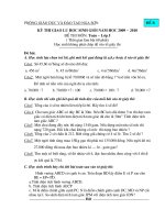 Đề thi học sinh giỏi lớp4 - môn toán