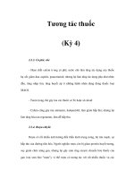 Tương tác thuốc (Kỳ 4) potx