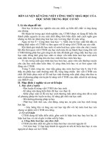 Rèn kỹ năng viết CTHH