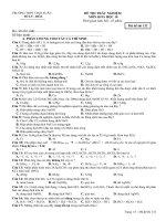 THI HỌC KỲ 2 - LỚP 10