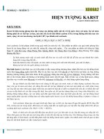 HIỆN TƯỢNG KARST pps