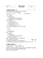 Kiem tra 1 tiet so hoc 6 chuong I