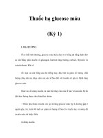 Thuốc hạ glucose máu (Kỳ 1) docx