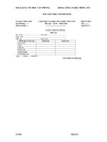 Bài tập thực hành Wrod - Bài số 9 ppsx