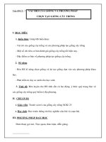 Giáo án công nghệ lớp 7 - 7 VAI TRÒ CỦA GIỐNG VÀ PHƯƠNG PHÁP CHỌN TẠO GIỐNG CÂY TRỒNG docx