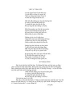 VIẾT VỀ TÌNH YÊU