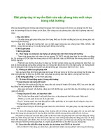 SKKN - Giải pháp duy trì sự ổn định của các phong trào mũi nhọn trong nhà trường