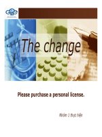 tiểu luận the change please purchase a personal license