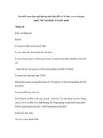 Giao đất chưa được giải phóng mặt bằng đối với tổ chức, cơ sở tôn giáo, người Việt Nam định cư ở nước ngoài docx