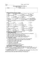 bai kiem tra anh 9 so 4