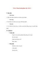 Giáo án công nghệ lớp 9 - Thực hành giâm cây (Tiết 2) docx