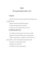 Giáo án Công nghệ lớp 9 - TH sử dụng đồng hồ đo điện ( Tiếp ) pot