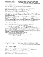 DE KHAO SAT GIUA KY II _ TOAN 9