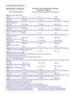 Đề mẫu thi ĐH Lý số 16