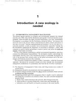 A New Ecology - Systems Perspective - Chapter 1 pot