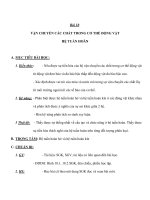 Giáo án Sinh 11 (NC) - VẬN CHUYỂN CÁC CHẤT TRONG CƠ THỂ ĐỘNG VẬT HỆ TUẦN HOÀN pps