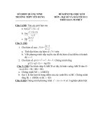 đề thi học ki 2 lớp 11